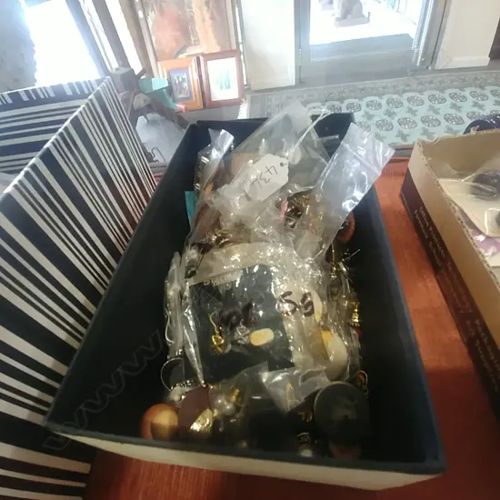 BOX OF COSTUME JEWELLERY