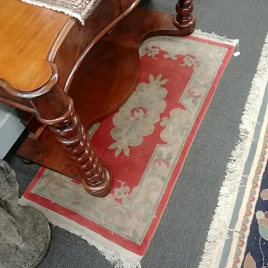 CHINESE HAND KNOTTED SCULPTURED PILE RUG