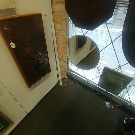 2 MIRRORS+COPPER PLAQUE