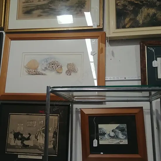 TWO JILL PORTER W/C'S - GULLS & SHELLS