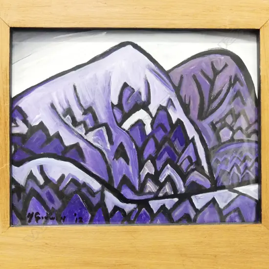 H GOODWIN 'FOUR PM', ARCYLIC ON BOARD, SIGNED, DATED '12