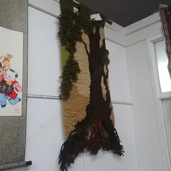 WOOLLEN WALL HANGING TITLED ROOTS
