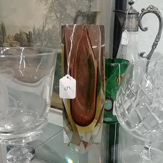 MURANO? GLASS VASE 