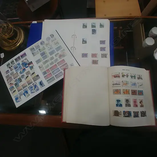 3 MIXED STAMP ALBUMS