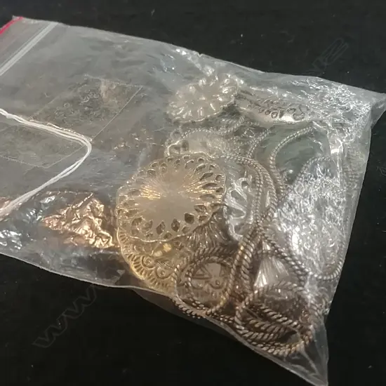 SILVER & LABRADORITE PENDANT AND OTHERS