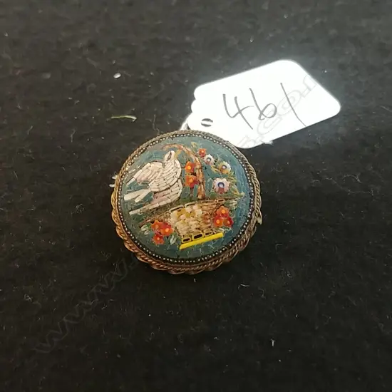 MICRO MOSAIC BROOCH