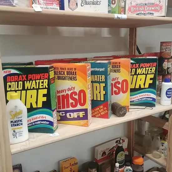 ASST VINTAGE WASHING POWDERS