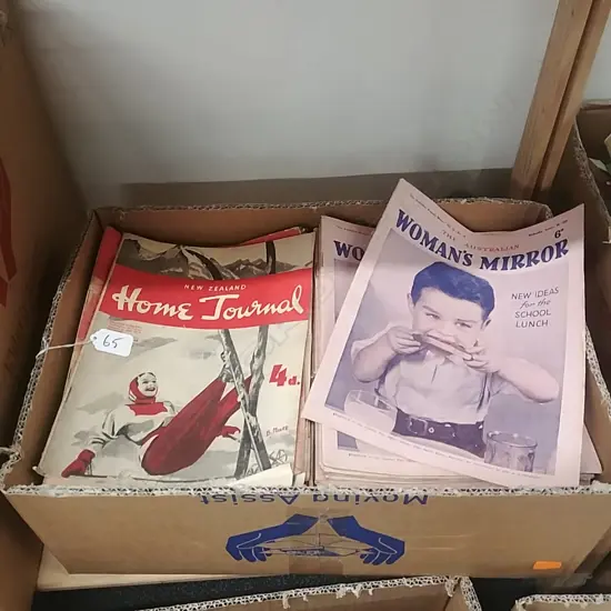 ASST VINTAGE WOMAN'S MAGAZINES ETC