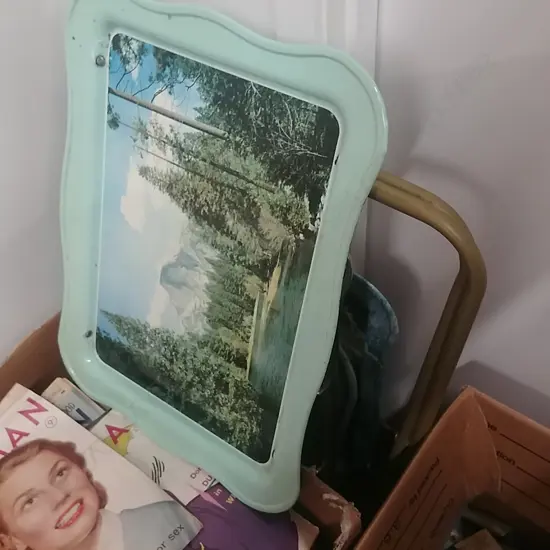 VINTAGE TRAY +3 OTHERS