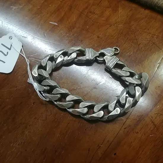 925 MARKED SILVER BRACELET 
