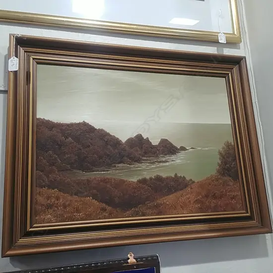 OIL ON BOARD BY HANS BRUTSCH