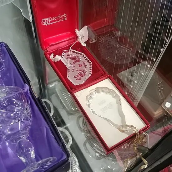 WATERFORD+BACCARAT XMAS DECORATIONS 1985/83