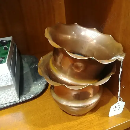 PR SPUN COPPER BOWLS 