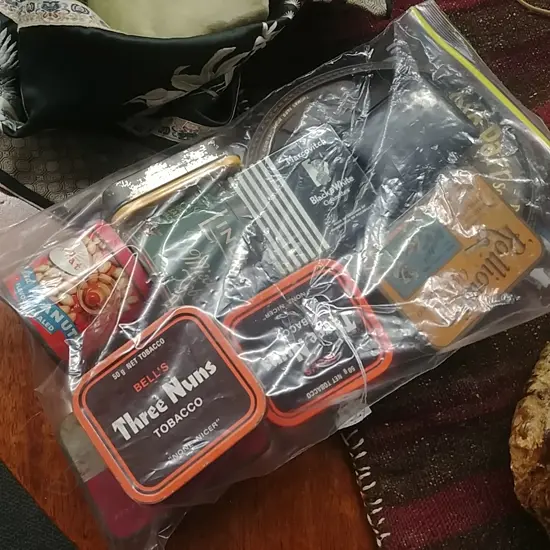 LOT ASST TOBACCO TINS ETC