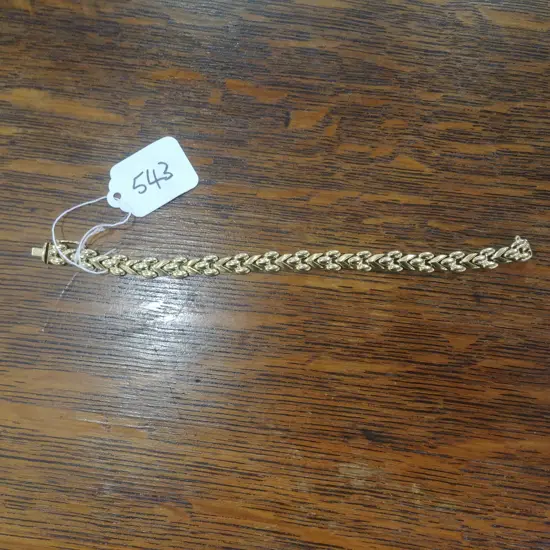 9ct GOLD BRACELET 13.80gm