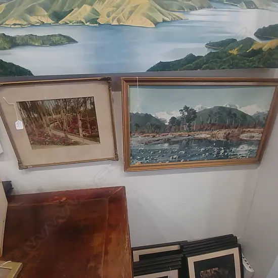 HAND COLOURED PHOTO + WHITES AVIATION PICTURE