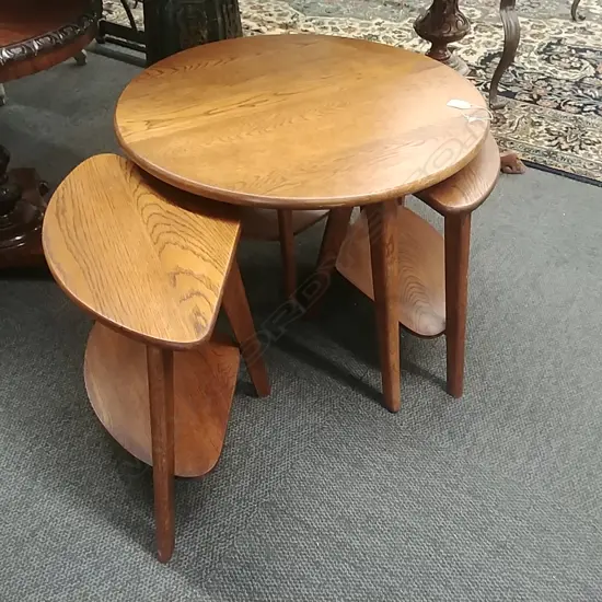 OAK NEST OF TABLES