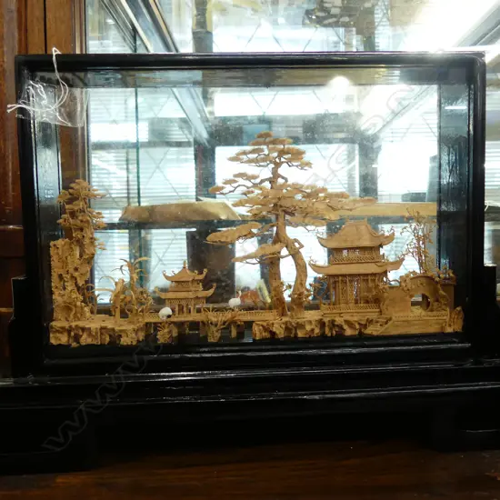 CHINESE CORK CARVING