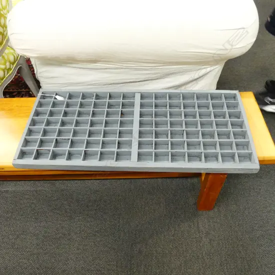 PAINTED LETTER TYPE DRAWER 