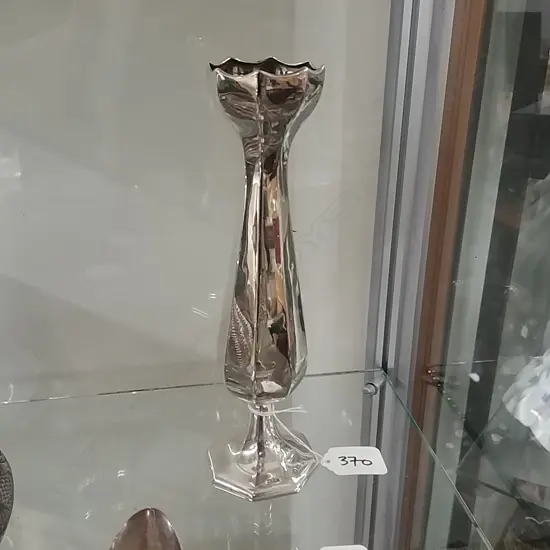 EDWARDIAN STERLING SILVER VASE