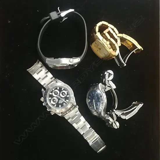 4 GENTS WRISTWATCHES