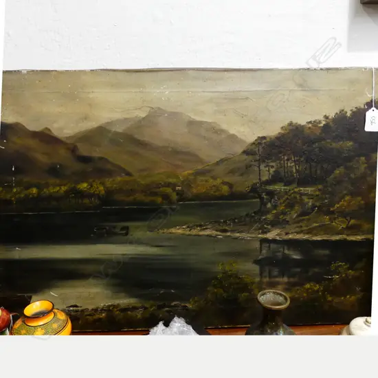 UNFRAMED OIL  ON CANVAS 