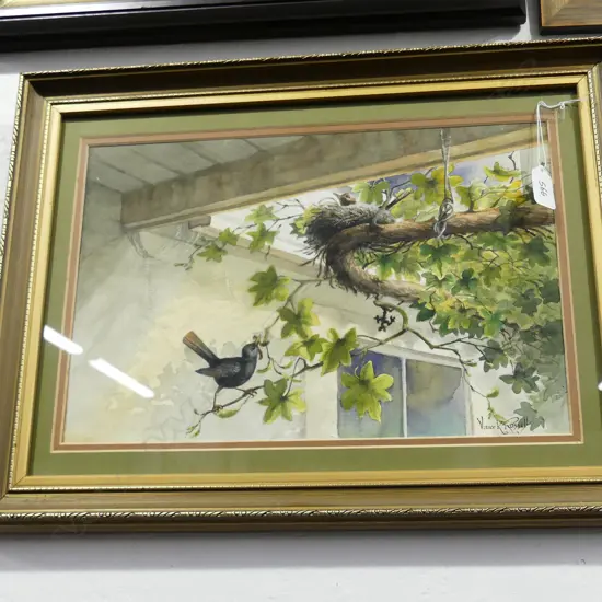 W/C BIRDS BY VANCE RUSSELL