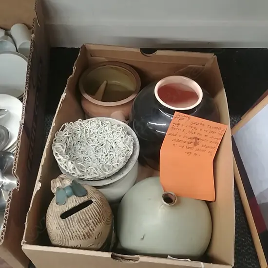 SMALL BOX POTTERY PCS G NGAN COLLECTION