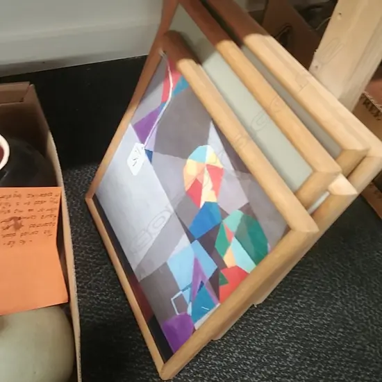 8 SMALL MODERN PRINTS