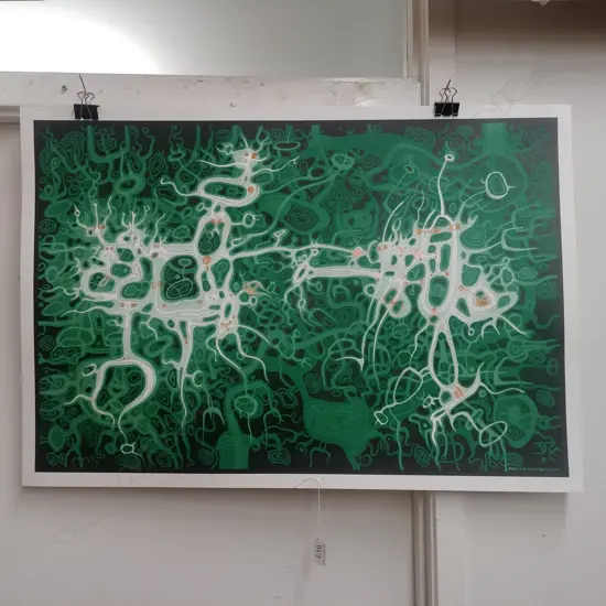 GUY NGAN UNFRAMED PRINT - 'FOREST GODS DANCING'