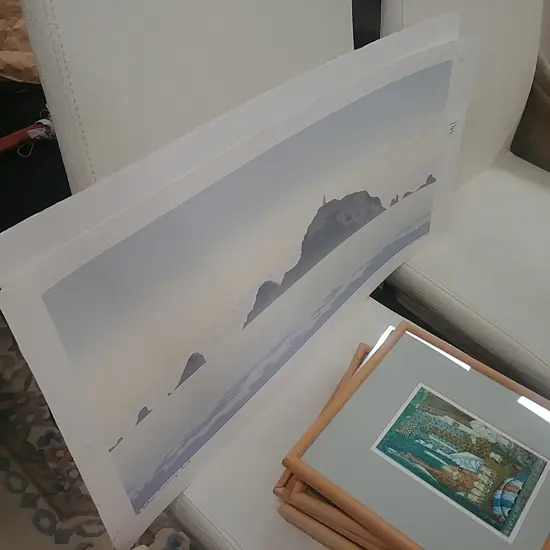 2 NUMBERS PRINTS SIGNED