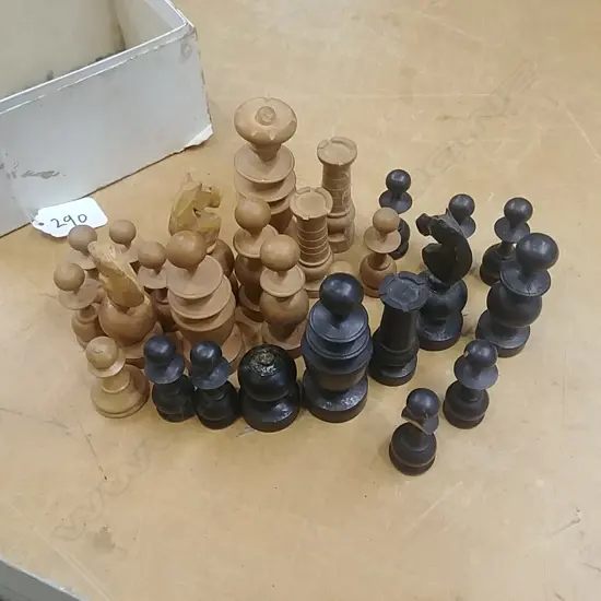 WOODEN CHESS PIECES