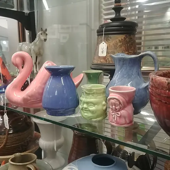 6PCS C/LYNN SWAN EGG CUPS ETC