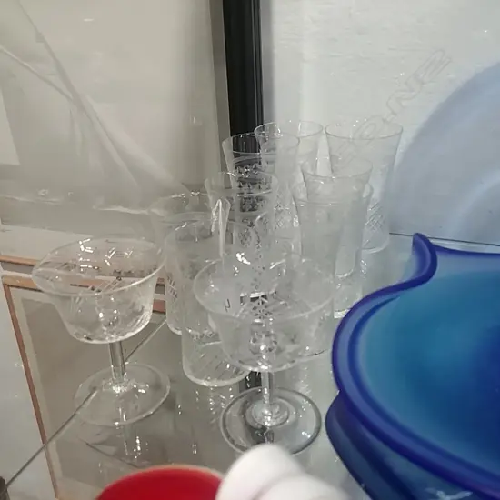 11 EDWARDIAN TUMBLERS