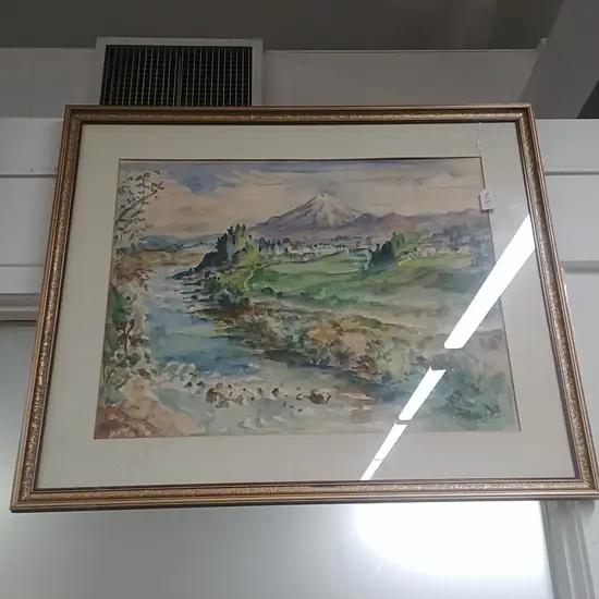 W/COLOUR LANDSCAPE BY B ARIS