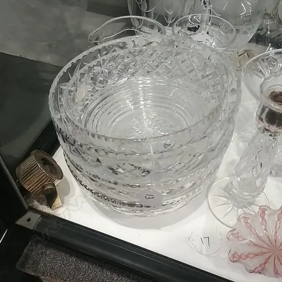4 CUT CRYSTAL BOWLS