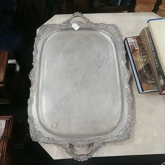 LGE SILVER PLATE TRAY