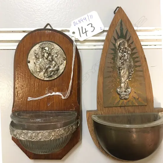 2 HOLY WATER FONTS