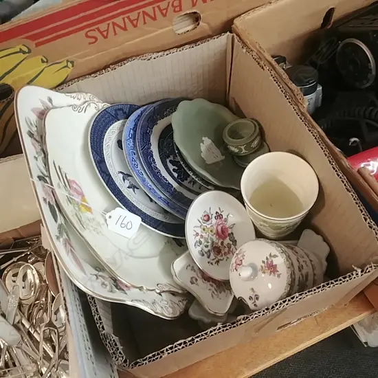 BOX LOT OF MIXED CHINA