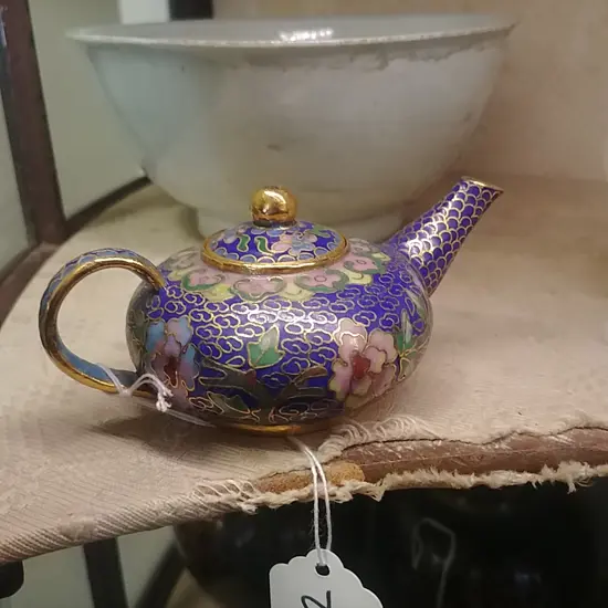 CLOISSONE MINIATURE TEAPOT