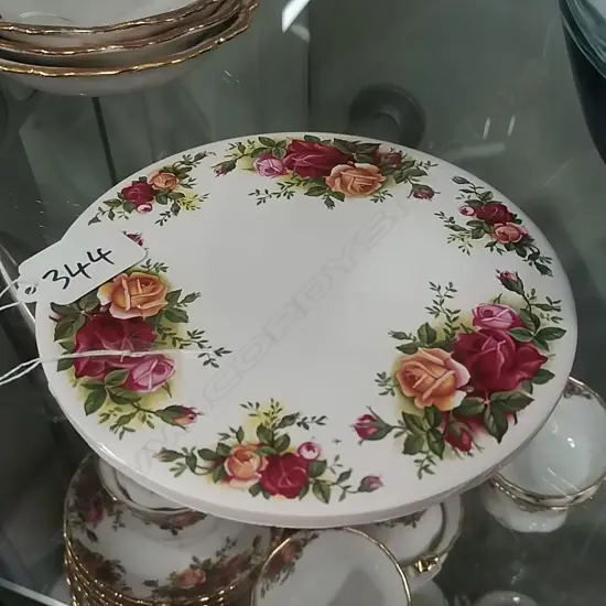 R.A OCR CHINA TEA POT STAND