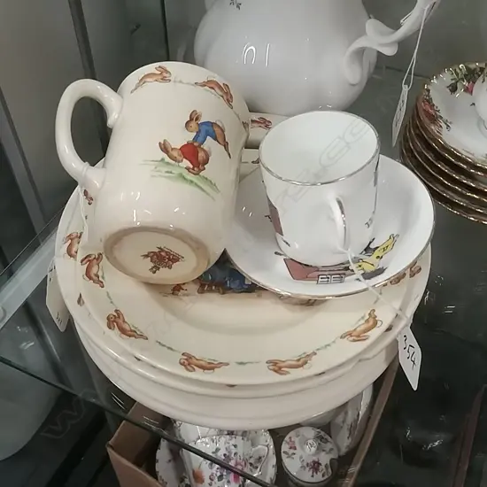 3PCS BUNNIKINS CHINA & CHILDS C/S