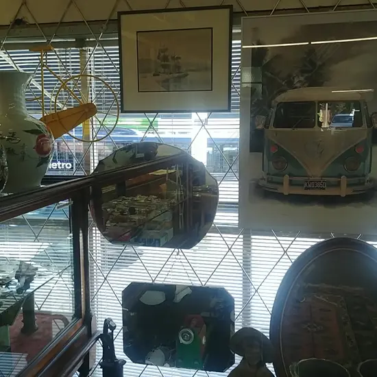 TWO HANGING MIRRORS + HARBOUR SCENE PRINT