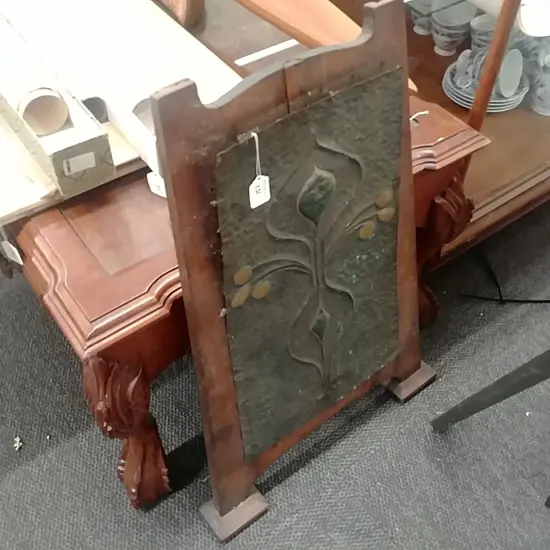 ARTS & CRAFTS COPPER SMALL FIRESCREEN AF