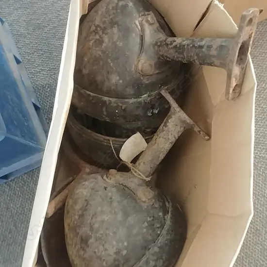 BOX OF BIG HEADLAMPS