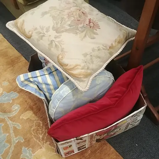 LOT ASST CUSHIONS