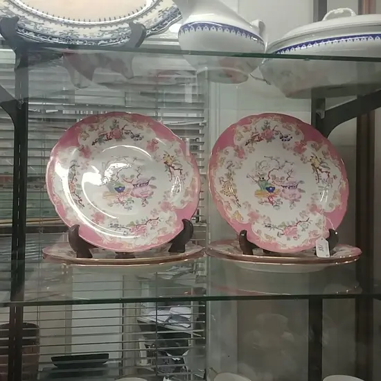 SET MINTONS BONE CHINA PLATES