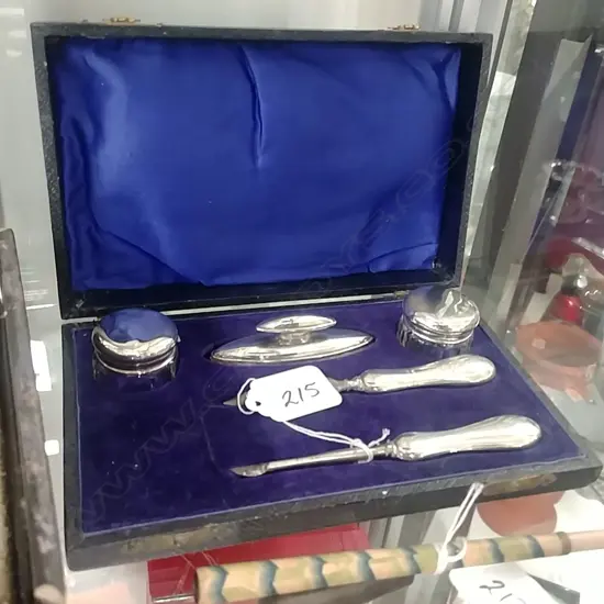 C1920 SILVER MANICURE SET BOXED