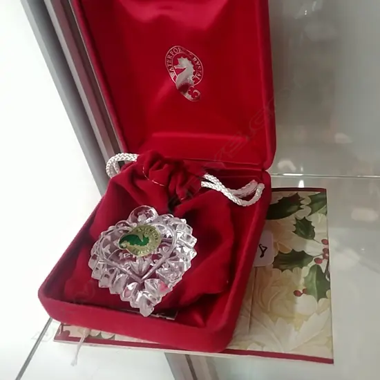 WATERFORD OUR FIRST XMAS DECORATION BOXED