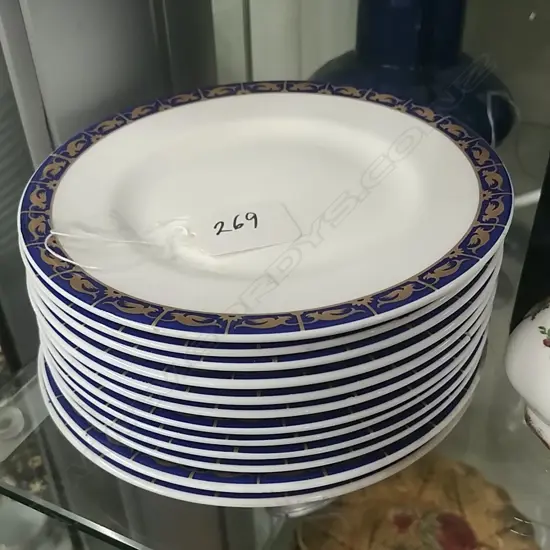12 WEDGWOOD SANDWICH PLATES